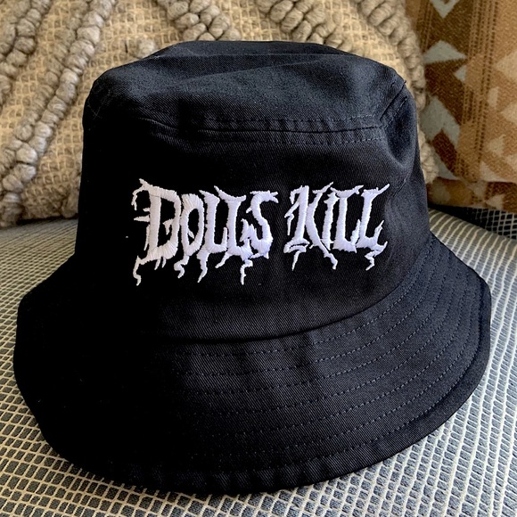 Dolls Kill Black Bucket Hat | Poshmark